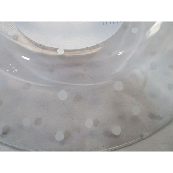 Snowman Glass Plate Reverse Painted Vintage Arcoroc GUC Made in France - Picture 10 of 12